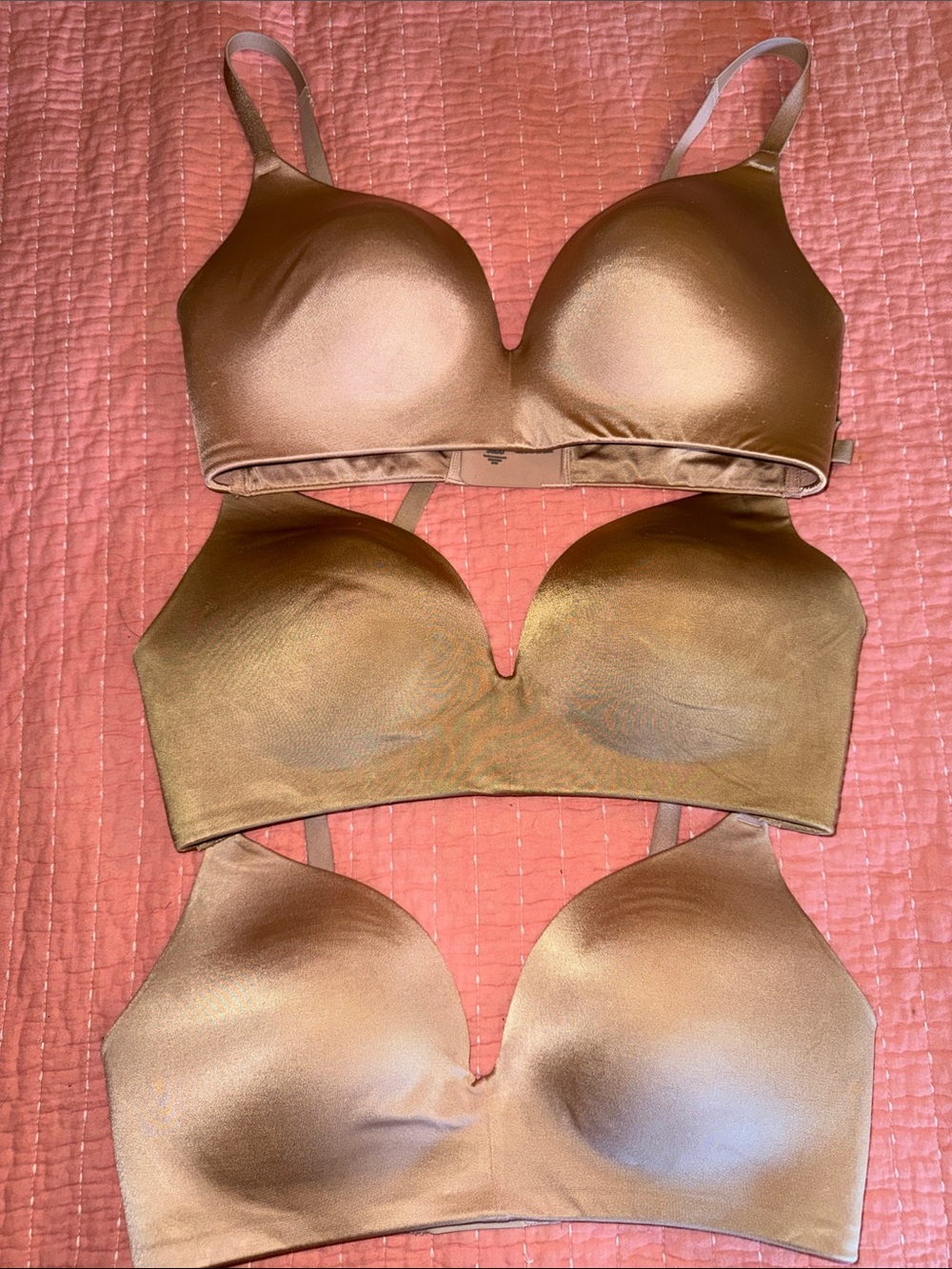 Lot of 3 36DD Wireless Push Up Sonoma Bras